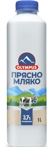 Снимка на Прясно мляко краве 3,7% Olympus 1л