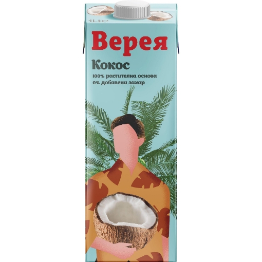 Снимка на Ядкова напитка Верея 1л кокос