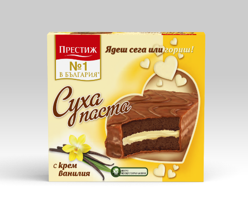 Снимка на Сухи пасти Престиж 300г крем мляко