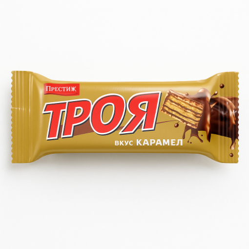 Снимка на Вафла Троя 49г карамел