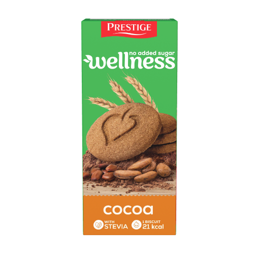 Снимка на Бисквити Wellness 102г без добавена захар какао