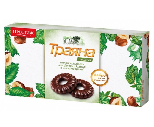 Снимка на Бисквити Траяна 160г лешник