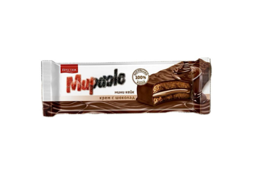 Снимка на Кейк мини Мираж 40г крем шоколад