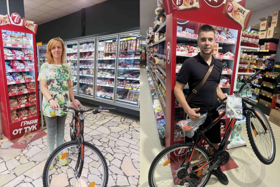 Ето ги и щастливите победители от нашата томбола с любимите 7DAYS! 🎉🚴‍♂️