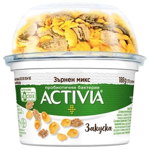 Снимка на Закуска Activia 165г зърнен микс