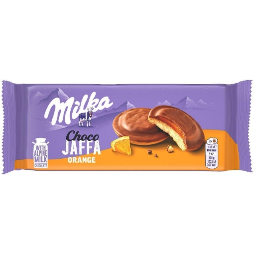 Снимка на Бисквити Milka 147г портокал