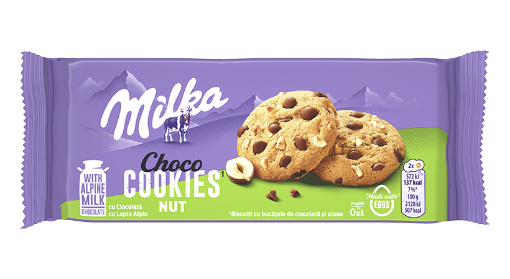 Снимка на Бисквити Milka Choco Cookies Nut 135г