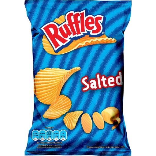 Снимка на Чипс Ruffles 140г сол