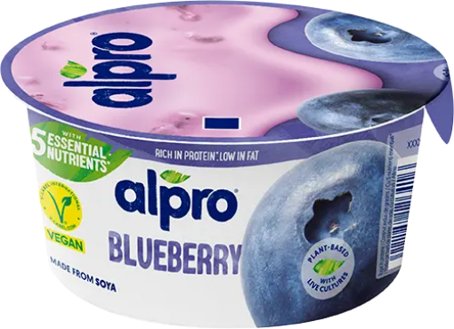 Снимка на Десерт соев заквасен  ALPRO 150г боровинка без глутен