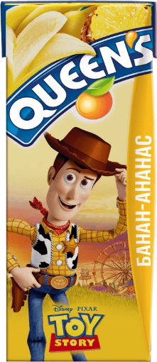 Снимка на Сок Queens's 200мл банан и ананас