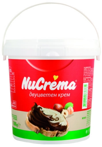 Снимка на Какаов крем Nucrema 1кг лешници