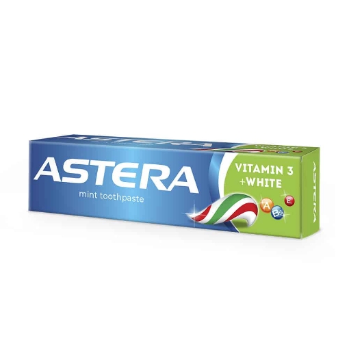 Снимка на Паста за зъби Astera 110г Vitamin 3+ White