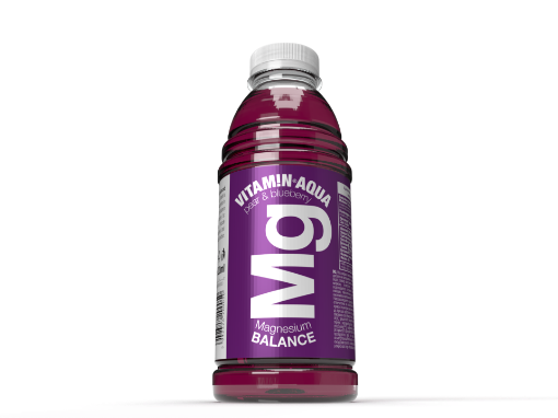 Снимка на Вода негазирана витаминова Vitamin Aqua Mg 600мл круша и боровинка