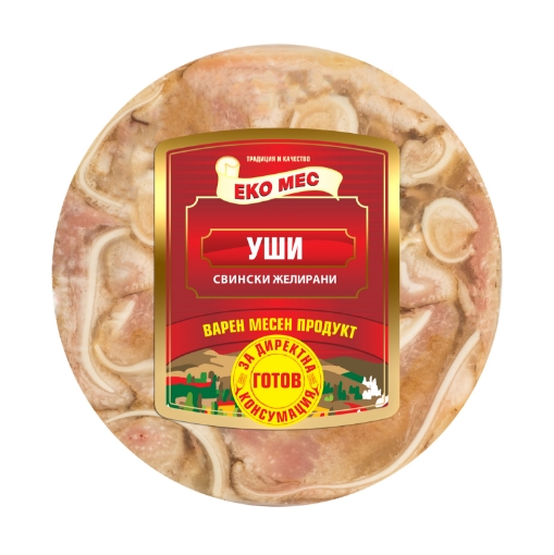 Снимка на Свински уши Еко-Мес 170г желирани