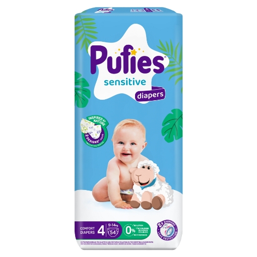 Снимка на Пелени Pufies Sensitive 4 Maxi (9-14кг),54бр