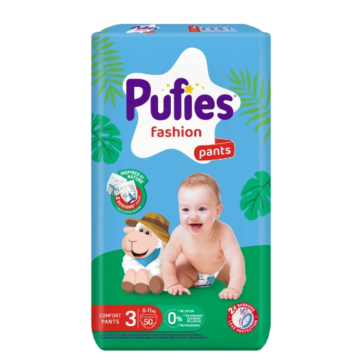 Снимка на Гащички Pufies Fashion Pants 3(6-11кг), 50бр