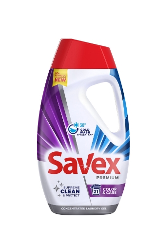 Снимка на Течен перилен препарат Savex 945л/21пранета Color&Care