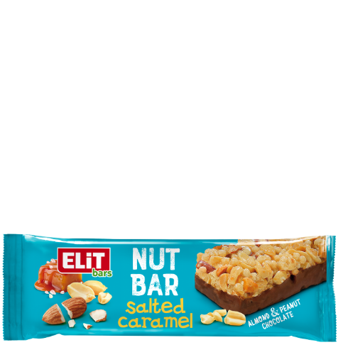 Снимка на Ядков бар Елит 40г солен карамел и млечен шоколад