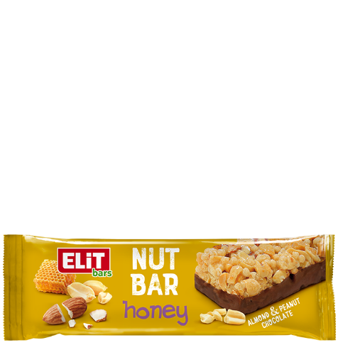 Снимка на Ядков бар Елит 40г мед и млечен шоколад