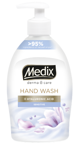 Снимка на Течен сапун Medix  Derma Care 400мл помпа 