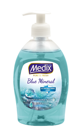 Снимка на Течен сапун Medix Pure&Fresh 400мл Blue Mineral  помпа