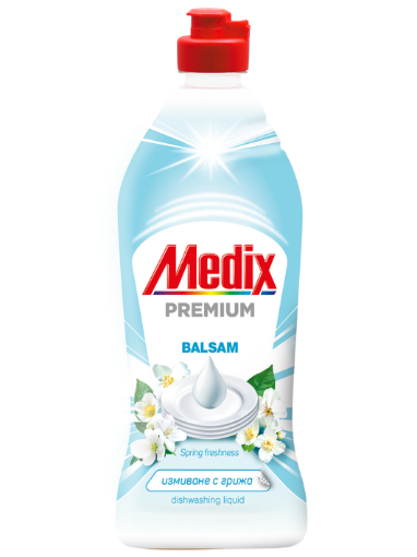 Снимка на Препарат за съдове Medix Premium Balsam 750мл пролетна свежест