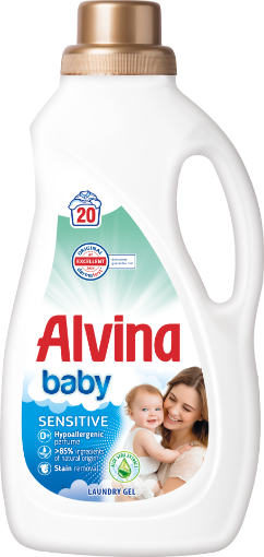 Снимка на Течен перилен препарат Alvina Baby 900мл/20пранета