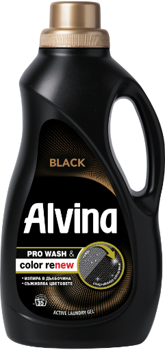 Снимка на Течен перилен препарат Alvina 1750мл/35 пранета Black