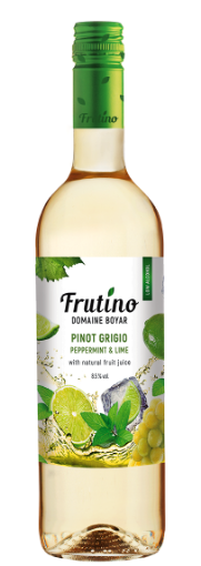 Снимка на Винена напитка Frutino 750мл Пино Гриджо, мента и лайм