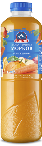Снимка на Сок натурален Olympus 1л морков