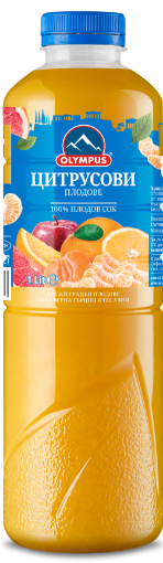 Снимка на Сок натурален Olympus 1л цитрус