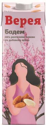 Снимка на Напитка ядкова  Верея 1л бадем