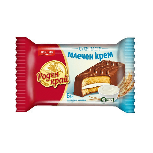 Снимка на Сухи пасти Роден край 180г/6бр млечен крем