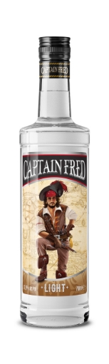 Снимка на Спиртна напитка Captain Fred 700мл Light