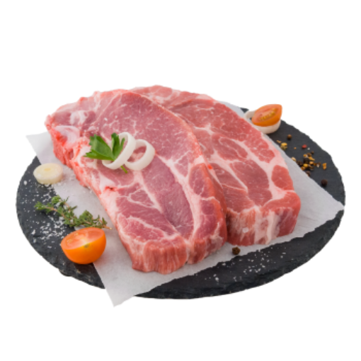 Снимка на Свински врат с кост, охладен, кг