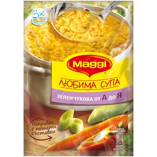 Снимка на Фикс Maggi 44г зеленчукова супа от А до Я
