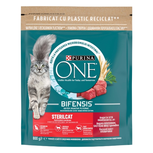 Снимка на Суха храна за коте ONE 450г Sterlcat