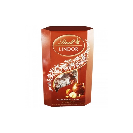 Снимка на Бонбони шоколадови Lindor 200г лешник