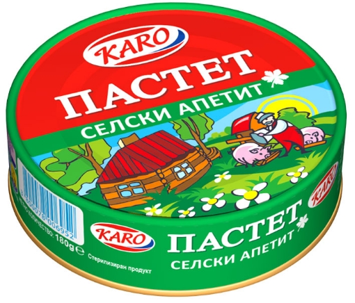 Снимка на Пастет Каро 180г селски апетит
