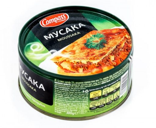 Снимка на Консерва мусака Compass 300г