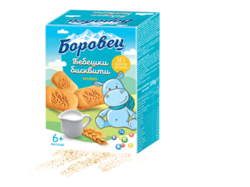 Снимка на Бисквити Боровец 100г детски