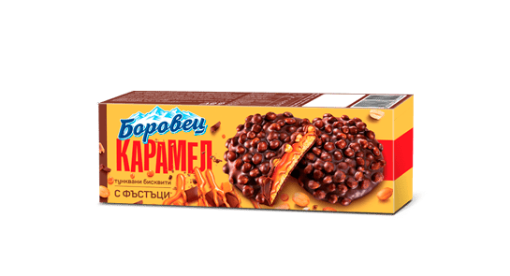 Снимка на Бисквити Боровец 180г карамел и фъстъци