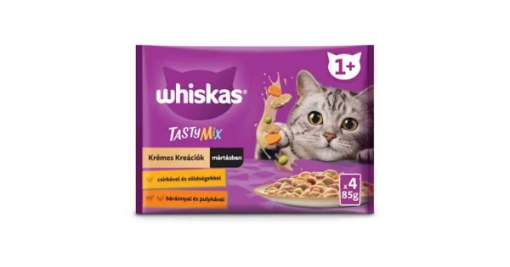 Снимка на Храна за коте Whiskas 85г/4бр Tastymix