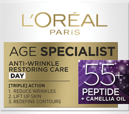 Снимка на Крем за лице L'oreal 50мл 55+ дневен