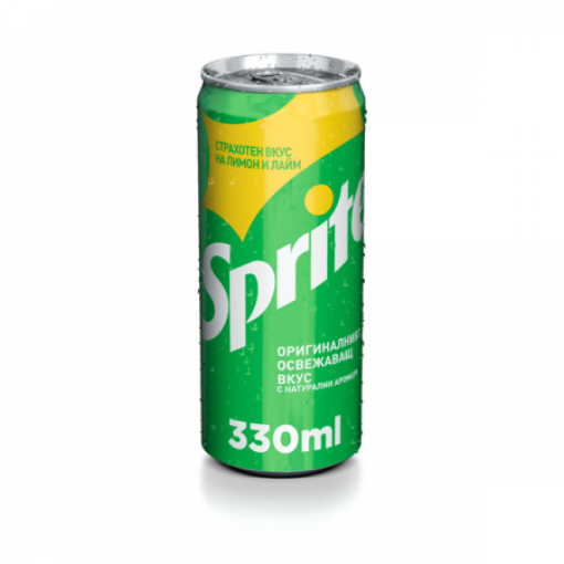 Снимка на Газирана безалкохолна напитка Sprite 500мл кен