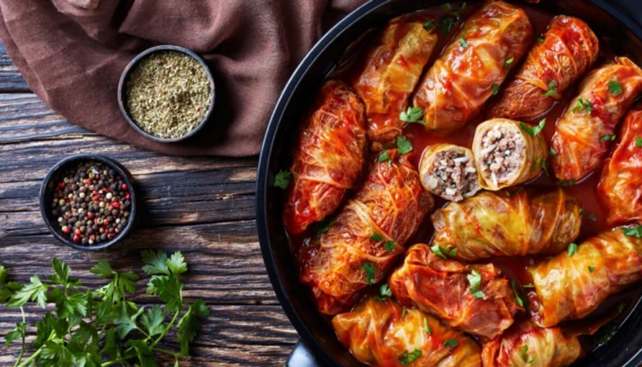 🥬 Сарми с кисело зеле и кайма