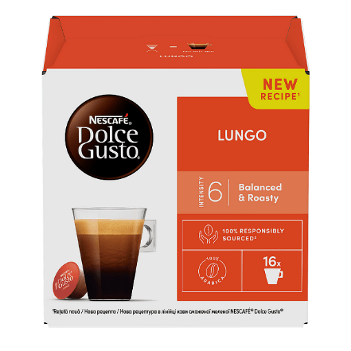 Снимка на Напитка капсули  Dolce Gusto 16бр Lungo