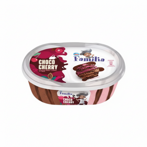 Снимка на Сладолед FAMILLIA 345г какао и череша