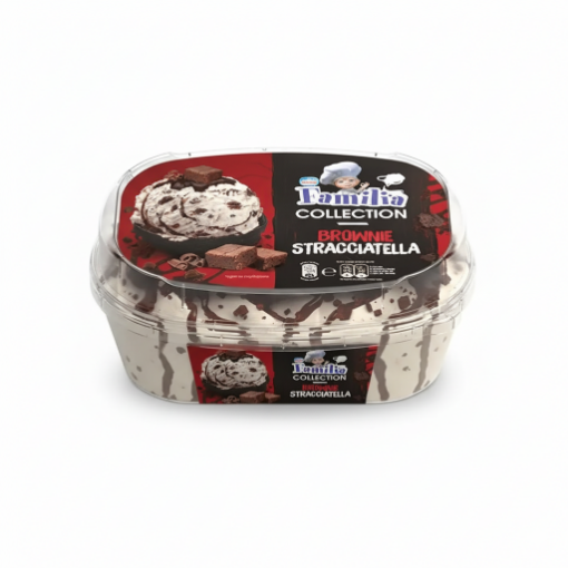 Снимка на Сладолед FAMILLIA 900мл брауни страчатела