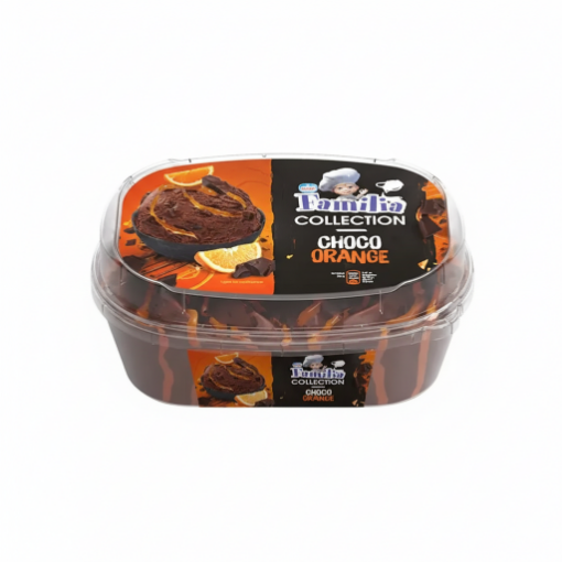 Снимка на Сладолед FAMILLIA 900мл шоколадов с портокал